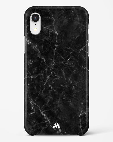 Portoro Black Marble Hard Case Phone Cover-(Apple)