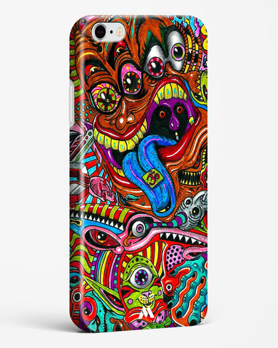 Psychedelic Monster Art Hard Case Phone Cover-(Apple)