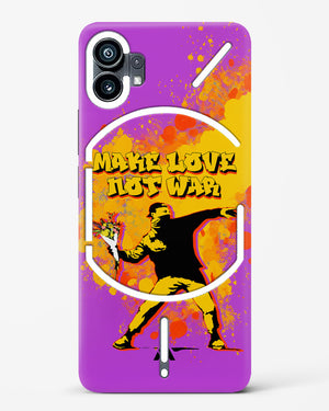 Love Not War Hard Case Phone Cover-(Nothing)