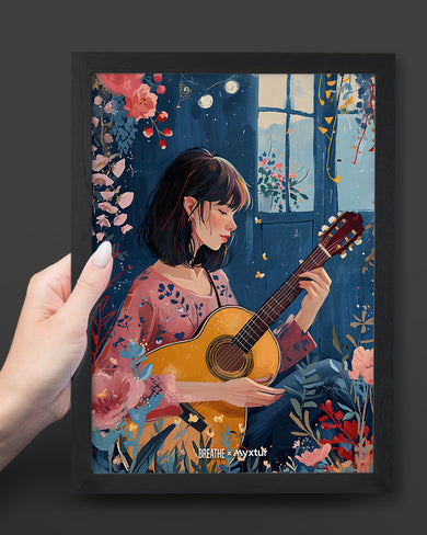 Blooms and Strings [BREATHE] Art-Poster