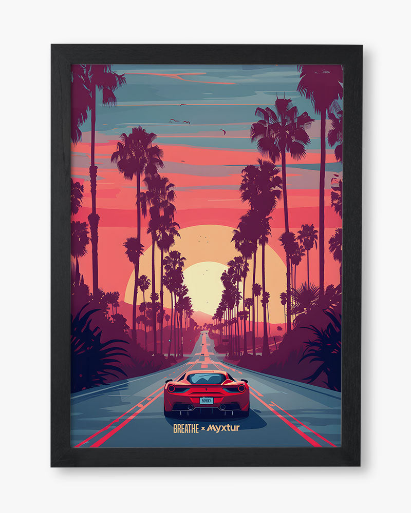 Sunset Boulevard Art Poster – Myxtur