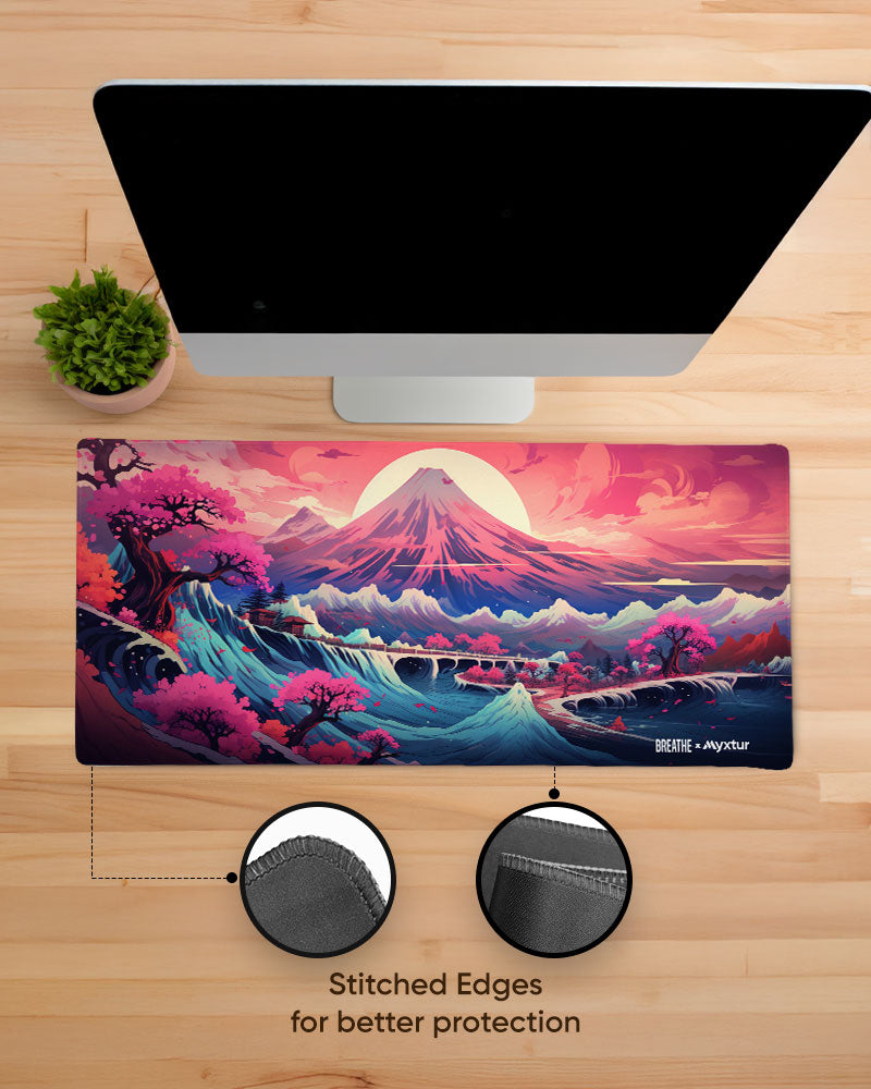 Japanese Alpine Dream Gaming Desk Mat – Myxtur