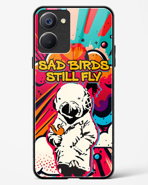 Sad Birds Still Fly Glass Case Phone Cover-(Realme)