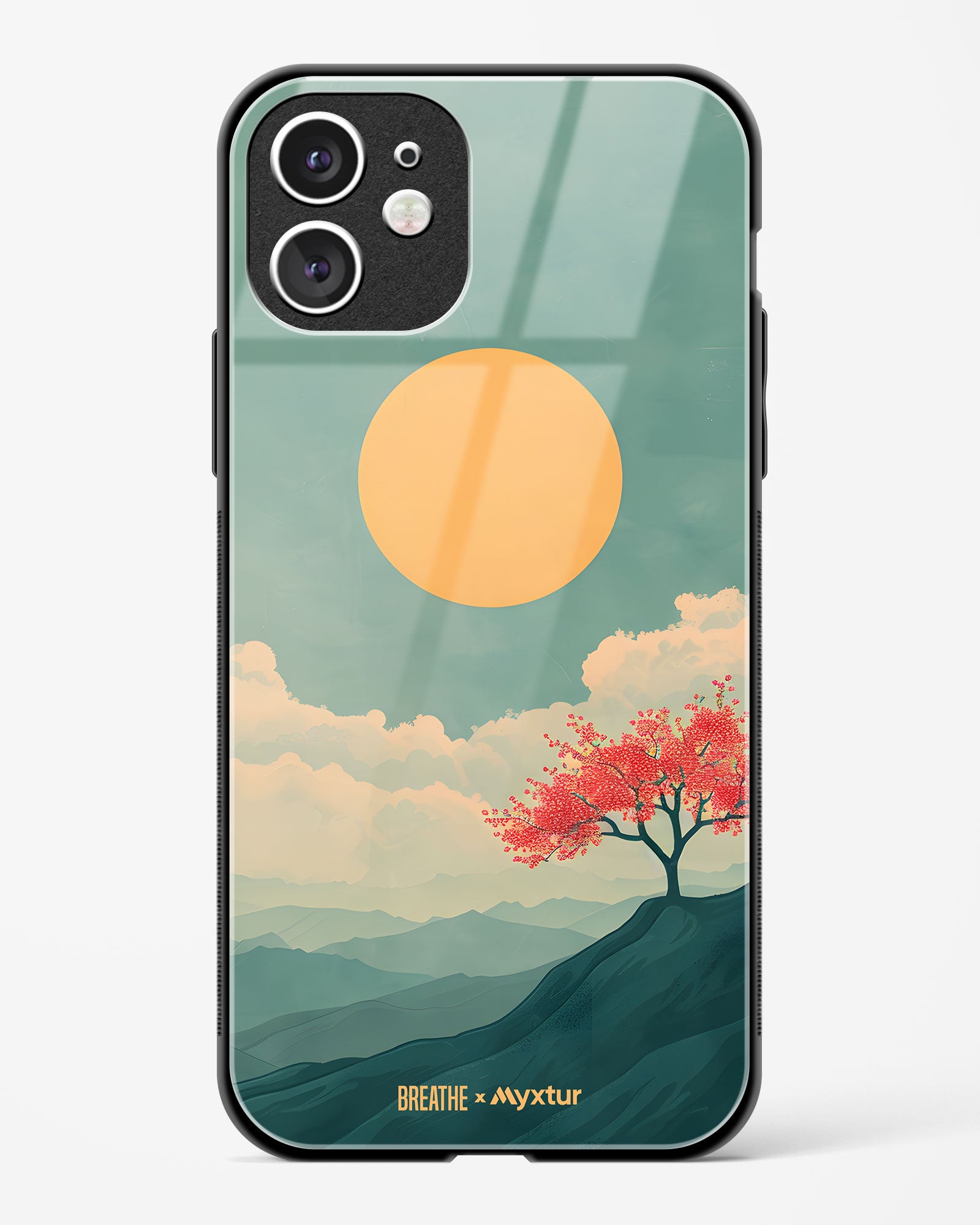 Tempered Glass Evoke Plus Case Mountain Sunset [BREATHE] Glass