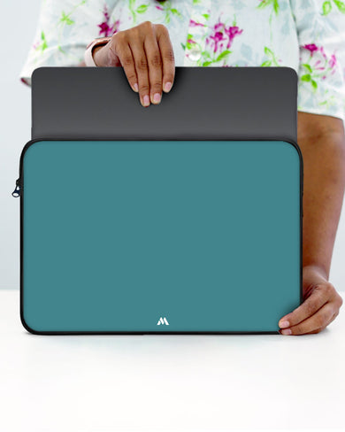 Minty Leaves MacBook / Laptop-Sleeve
