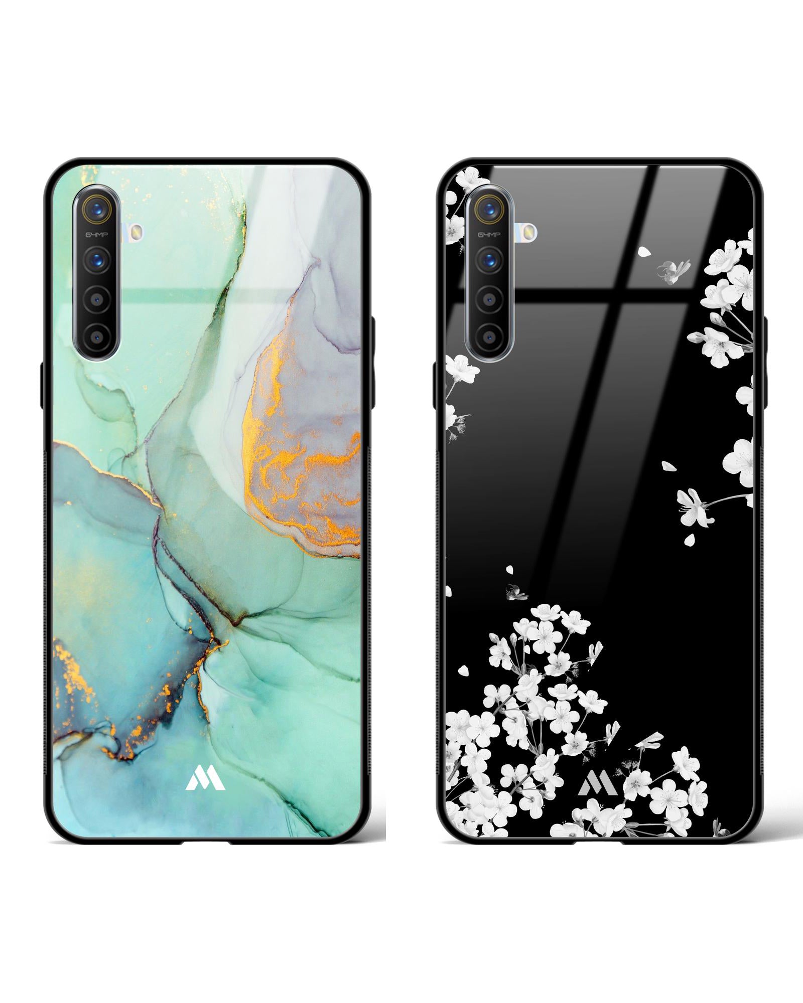 Dahlias Green Shale Glass Case Phone Cover Combo-(Realme) – Myxtur