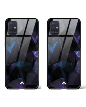 Nocturnal Origami Glass Case Phone Cover Combo-(Samsung)