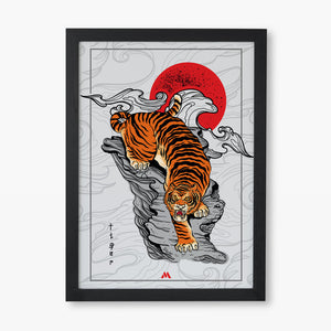 Crouching Tiger Art Poster