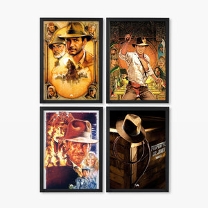 Indiana Jones Collection Art Poster-Combo