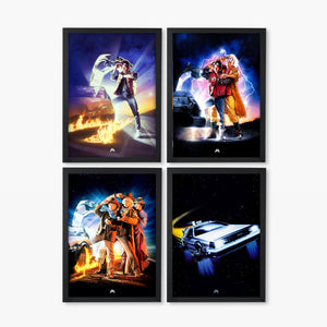 Back to the Future Collection Art Poster-Combo