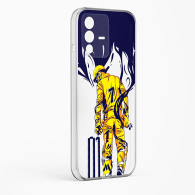 MS Dhoni Greatest Finisher Crystal Clear Transparent Case-(Vivo)
