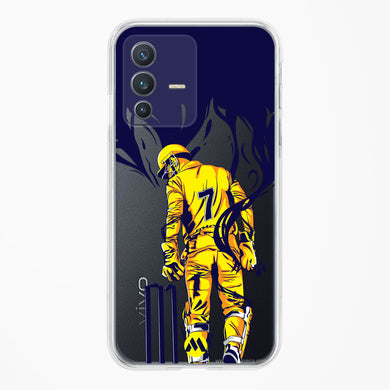MS Dhoni Greatest Finisher Crystal Clear Transparent Case-(Vivo)