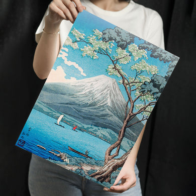 Mount Fuji from Lake Yamanaka [Hiroaki Takahashi] Metal Poster