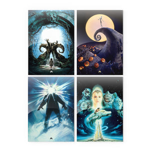 Magical Movie Realms Collection Metal Poster Combo