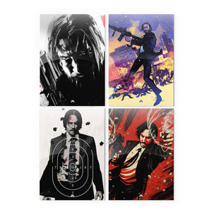 The Chronicles of John Wick Metal Poster-Combo