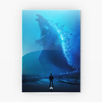 Godzilla and Friends Metal Poster-Combo