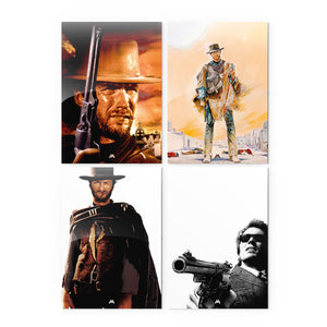 Clint Eastwood Collection Metal Poster-Combo