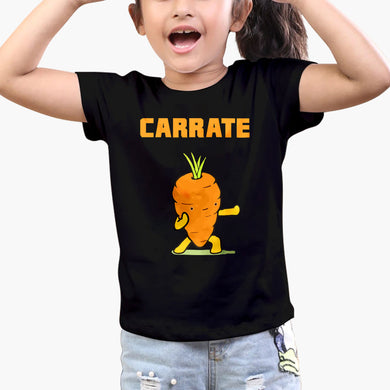 Carrate Carrot Round-Neck Kids T-Shirt