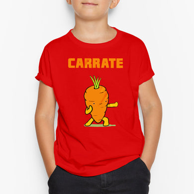Carrate Carrot Round-Neck Kids-T-Shirt