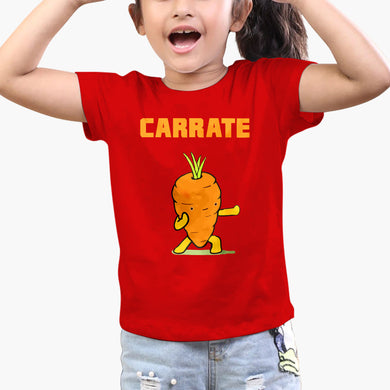 Carrate Carrot Round-Neck Kids-T-Shirt