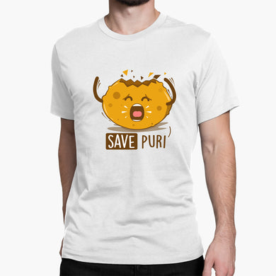 Save Puri Round-Neck Unisex-T-Shirt