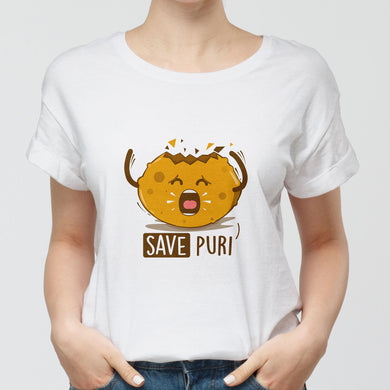 Save Puri Round-Neck Unisex T-Shirt