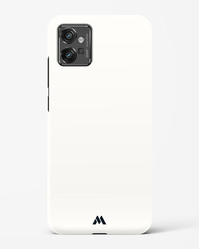 White Vanilla Hard Case Phone Cover (Motorola)