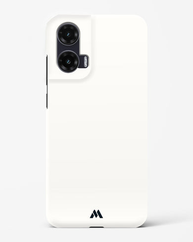 White Vanilla Hard Case Phone Cover (Motorola)