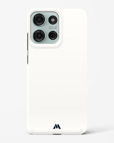 White Vanilla Hard Case Phone Cover (Motorola)