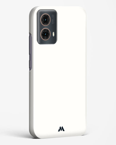 White Vanilla Hard Case Phone Cover (Motorola)