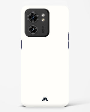 White Vanilla Hard Case Phone Cover (Motorola)