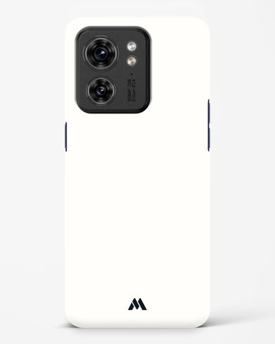 White Vanilla Hard Case Phone Cover (Motorola)