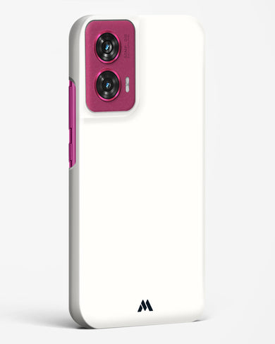 White Vanilla Hard Case Phone Cover (Motorola)