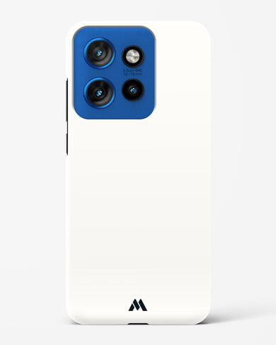 White Vanilla Hard Case Phone Cover (Motorola)