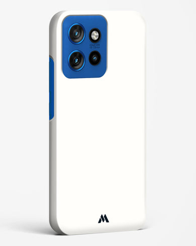 White Vanilla Hard Case Phone Cover (Motorola)