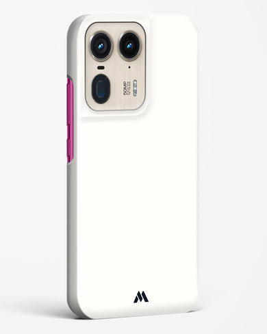 White Vanilla Hard Case Phone Cover (Motorola)