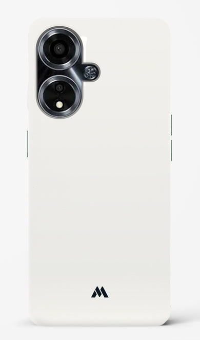 White Vanilla Hard Case Phone Cover (Oppo)