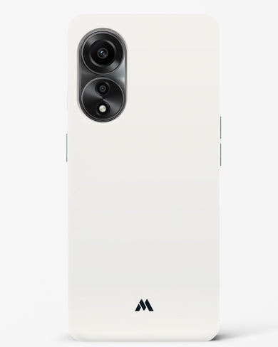 White Vanilla Hard Case Phone Cover (Oppo)