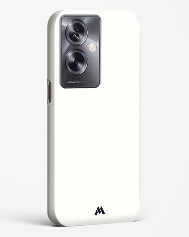 White Vanilla Hard Case Phone Cover (Oppo)