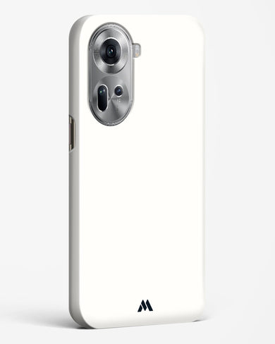White Vanilla Hard Case Phone Cover (Oppo)