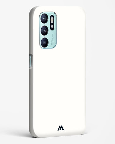 White Vanilla Hard Case Phone Cover (Oppo)