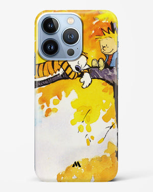 Calvin Hobbes Idyllic Life Hard Case iPhone 13 Pro Max