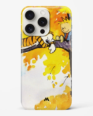 Calvin Hobbes Idyllic Life Hard Case iPhone 15 Pro Max