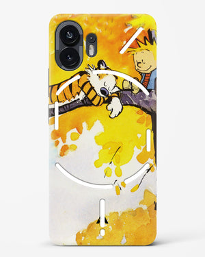 Calvin Hobbes Idyllic Life Hard Case Phone Cover (Nothing)