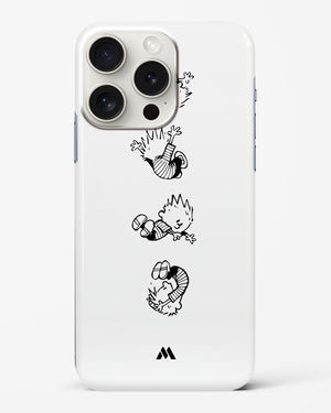 Calvin Hobbes Falling Hard Case iPhone 15 Pro Max