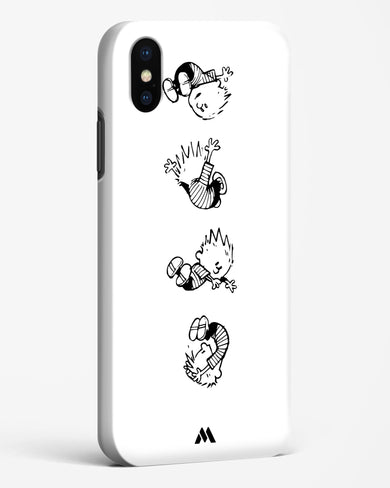 Calvin Hobbes Falling Hard Case Phone Cover (Apple)