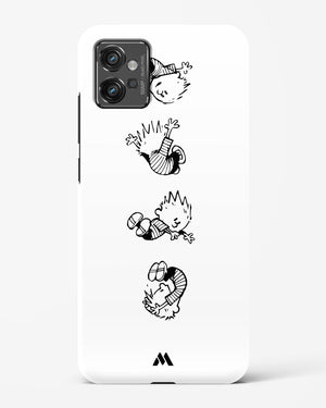 Calvin Hobbes Falling Hard Case Phone Cover (Motorola)