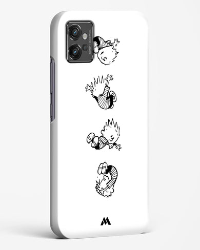 Calvin Hobbes Falling Hard Case Phone Cover (Motorola)