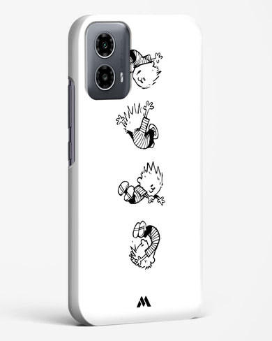 Calvin Hobbes Falling Hard Case Phone Cover (Motorola)