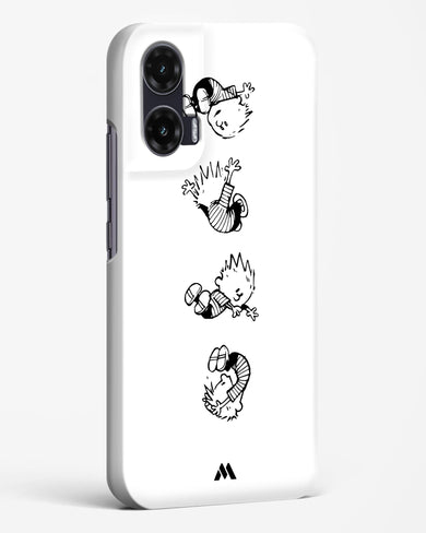 Calvin Hobbes Falling Hard Case Phone Cover (Motorola)